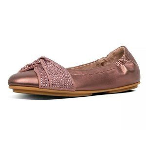 FitFlop Twiss Crystal Ballet Flats W US 9 Pink